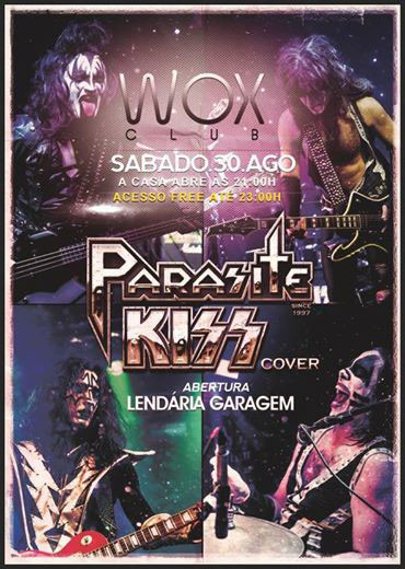 Kiss Cover – Banda Parasite na Wox de Pomerode