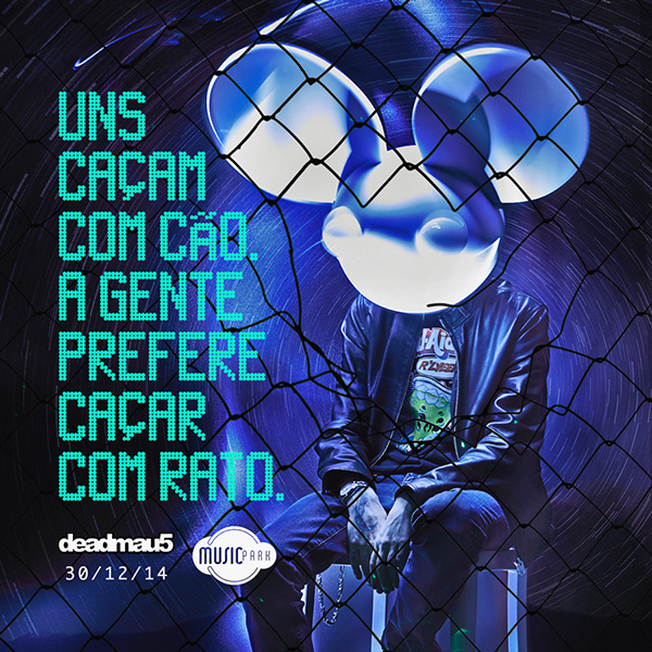 Deadmau5 se apresenta em Florianópolis e Camboriú